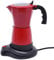 RUETERY Esspressokaffeemaschine klein Elektrischer Espresso-Kocher mit Basis, Aluminiumlegierung Base 360° Rotatable Kaffeemaschinen für 1-6 Personen geeignet das Büro und zu Hause.