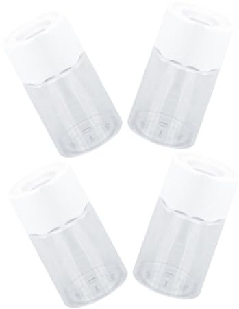 JOINPAYA 4stücke Klare Blumentöpfe Für Hydrokultur Transparente Anzuchttöpfe Pflanzenanzuchttöpfe Für Garten Und Balkon Runde Form Für Grünlilien Und Glücksbambus