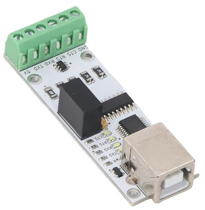 VBESTLIFE Módulo de Adaptador de Convertidor Serie USB a TTL Serial, FT232Chip, 300bps - 2Mbps, Adaptador de Descarga USB a TTL