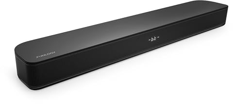FUNLOGY Soundbar per Smart TV, Soundbar Bluetooth 5.0 da 100 W 2.1 canali con HDMI ARC, ottico e AUX, telecomando, per proiettore e giochi, nero