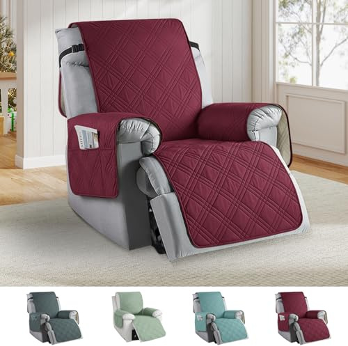 bechoanigel Sesselschoner für Relaxsessel,Sesselüberwurf mit Armlehne,Sesselauflage,Armlehnenbezüge,Anti-Rutsch Fernsehsessel Schonbezug Sofa,Sesselbezug für Haustieren Hund