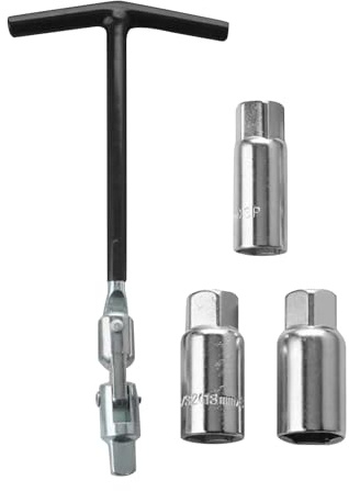 Honoflux Spark Plug Socket Wrench Spark Plug Removal Tool Set T-Handle Steel Spark-Plug Spanner 16mm 18mm 21mm