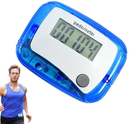 Step Counter Tragbarer Sport-Walkmeter | Pedometer für Senioren, Walking Steps Counter für Sport, , Training, Wandern, Backpacking, Reisen