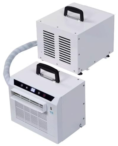 13.000 BTU Split-Klimaanlage, tragbare Innen- und Außeneinheit mit Touchpanel, 12-Stunden-Timer, Fernbedienung, leise Kühlung für Zuhause, Büro, Camping und Wohnmobil, einfache Installation, keine M