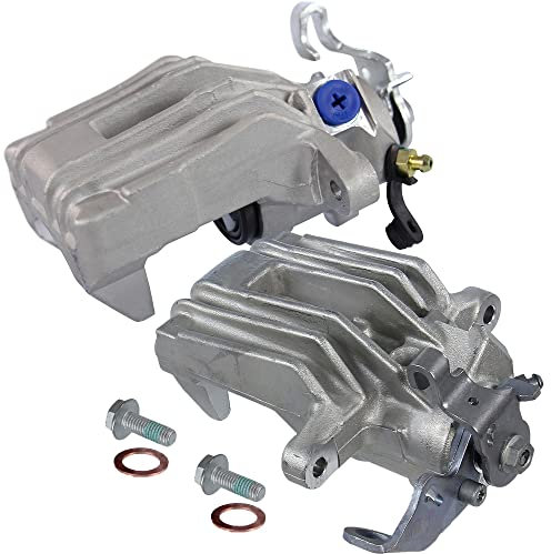 BESTPRICE 2x Pinza de freno trasera izquierda y derecha, compatible con AUDI A2 (8Z0), SEAT CORDOBA (6L2), IBIZA III (6L1), VW POLO (9N_, 9A_) (9A4, 9A2, 9N2, 9A6)