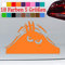 Generic Kofferraum Aufkleber Monster Auto Golf GTI Tuning JDM Sticker 18 Farben 5 Größen