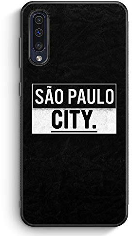 MUNIQASE Sao Paulo City - Silikon Hülle für Samsung Galaxy A30s - Motiv Design Brasilien Brazil - Cover Handyhülle Schutzhülle Case Schale