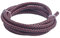 KONMAY 2 Yards 8.0mm Lederband Lederschnur Rund geflochten,Vintage Kastanie