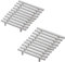 MARGUERASW 20 x Poignee de Meuble Cuisine Acier Brossé T- Bar Bâton Cuisine Porte Poignées Acier Inoxydable,Ø 12mm (Hole Centers:128mm)