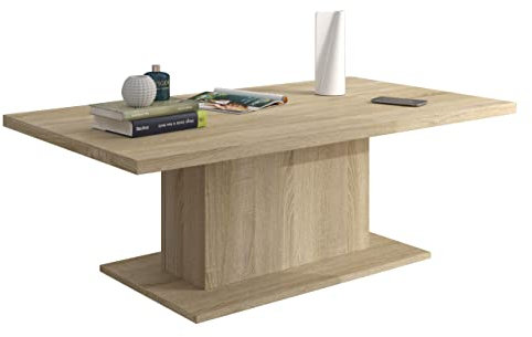 Mirjan24 Couchtisch Ulriko, 110x60x43 cm, Stylischer Rechteckiger Kaffeetisch, Sofatisch, Tee Tisch, Wohnzimmertisch, Beistelltisch (Eiche Sonoma)