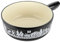 Kuhn Rikon 32299 Caquelon, Cast Iron, Black