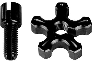 ihreesy Kupplungskabeleinsteller, CNC Aluminium Motorrad Kupplungshebel Schraube Einsteller Einstellschraube Universal Kupplungshebel Einstellen Kupplungszugdraht-Einstellschraube,Schwarz
