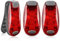 Led Blinklicht Schulranzen Sicherheitslicht 2er Set,Schulranzen Licht mit Klettverschluss Clip als Kinderwagen Licht,Lauflicht,Hunde LeuchtanhäNger,Blinklicht Ideal für Jogger Schulkinder (Rot*2)