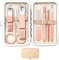 Maniküre Set Nagelknipper Set Frauen Männer Zehe Finger Nagelknipper Persönliche Pflege Werkzeuge mit tragbarem Reisekoffer Maniküre Pediküre Werkzeuge Frauen Männer Grooming Kit