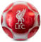 Hy-Pro Offiziell lizenzierter Liverpool FC Classic Signature Fußball, Metallic, Größe 5, Training, Match, Merchandise, Sammlerstück für Kinder und Erwachsene, Rot/Weiß