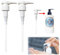 2 Stück Pumpspender Ersatz, 28/410 Kunststoff Pumps Pumpenkopf, 1000ml Dosierpumpe Pumpenkopf Wiederverwendbar, Kunststoff Dosierpumpen, für Shampoo und Conditioner-Spender, Getränkekonzentrat, Sirup