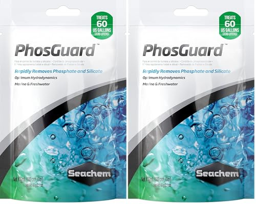 Seachem PhosGuard Phosphate and Silicate Remover, 100 ml (Pack of 2)