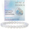 Bivei Mondstein - Intuition - Perlenarmband für Frauen 6mm Halbedelstein dehnbarer elastischer Schmuck Yoga Geschenke