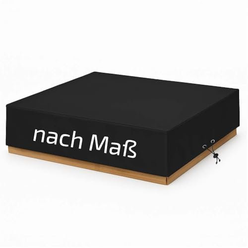 Granori Abdeckung nach Maß | Abdeckhaube / Abdeckplane / Schutzhülle Maßanfertigung für Sandkasten | Unicovr – Made in EU | Wasserdicht, mit optionalem Zubehör