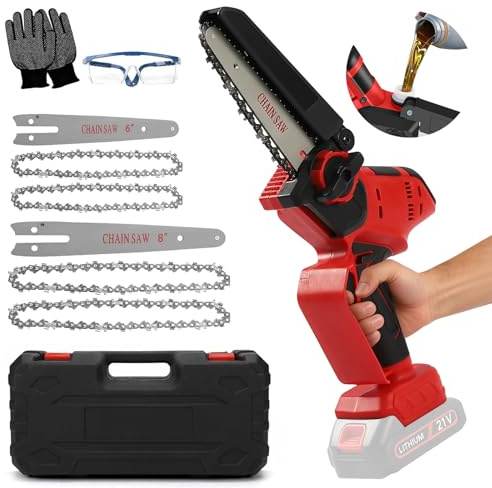 Mini motosierra de 8 & 6 pulgadas compatible con Milwaukee 18 V