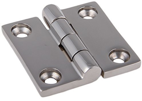Edelstahl Scharnier ECKIG symmetrisch 38 x 38 mm Edelstahlscharnier Edelstahl A4 Türscharnier Beschlag Türscharnier
