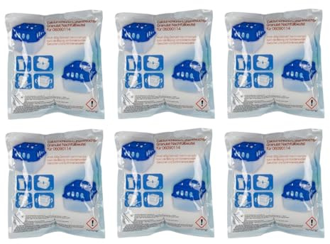 BURI 6er Pack Luftentfeuchter Nachfüllbeutel 450g Granulat Raumentfeuchter Nachfüller