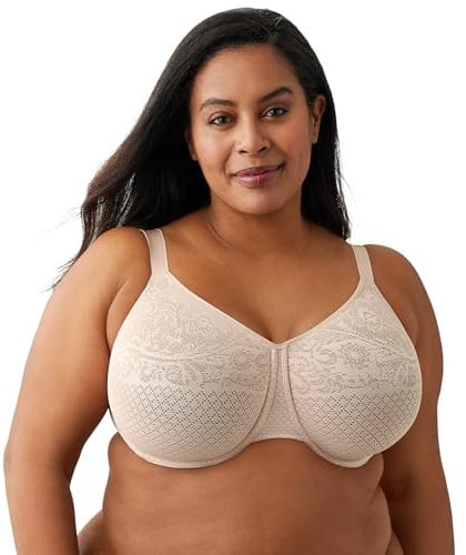 Wacoal Women's Visual EIIects Minimizer Iull Coverage Bra, Sand, 34 I