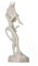 Minotaur Dämonen-Stierkopf isst eine Jungfrau, griechische Alabaster-Statue, Skulptur, 24 cm