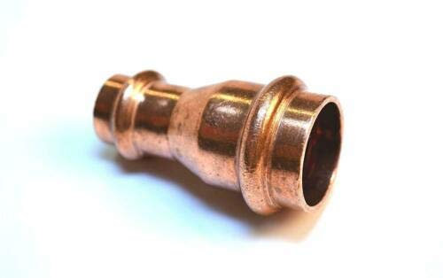Pressfittings Kupfer V Konturen Alle Varianten Trinkwasser Gas Heizung (Reduziermuffe Ø, 22x18)