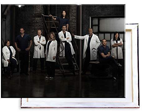 Unified Distribution Grey's Anatomy - 80x60 cm Kunstdruck auf Leinwand • erstklassige Druckqualität • Dekoration • Wandbild