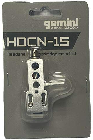 Gemini HDCN-15 - Testina di ricambio per giradischi con cartuccia e ago