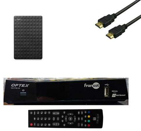 Satellite Receiver Kit ORS 9948 FRANSAT+ Unlimited France Card + 1TB Hard Drive + HDMI