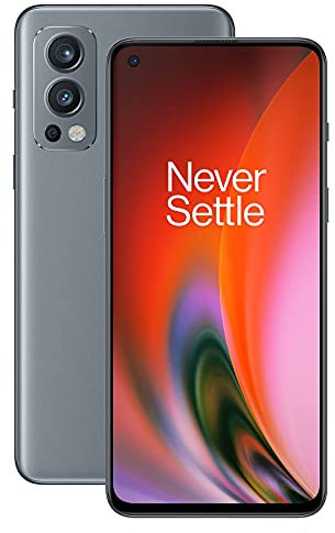 OnePlus Nord 2 5G - 8 GB di RAM + 128 GB di storage, smartphone senza scheda SIM con tripla fotocamera e Warp Charge 65W - Garanzia 2 anni - Grey Sierra [Versione FR]