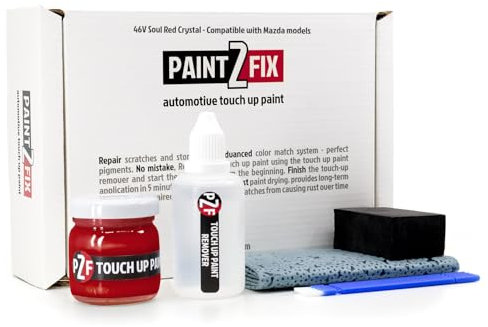 PAINT2FIX 46V Soul Red Crystal - Pintura de Retoque | Compatible con Mazda Reparación de Arañazos
