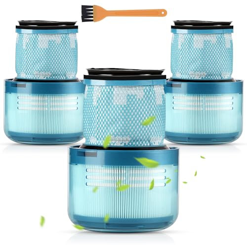 (3 Stück) Ersatzfilter für Dyson V15 Detect Complete, V15 Animal, Vakuumfilter für Dyson V11 SV14, Ersetzen Art.-Nr. 970013-02, 3-Filter-Kit, waschbar und wiederverwendbar