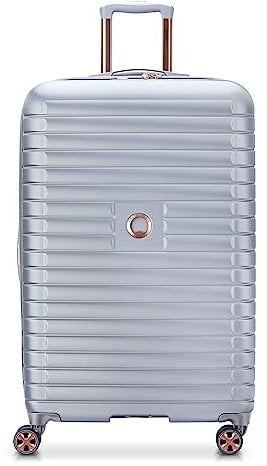 DELSEY PARIS Cruise 3.0 Valise Rigide Extensible avec roulettes pivotantes, Platine, Carry on 21 inch, Cruise 3.0 Valise Rigide Extensible avec roulettes pivotantes