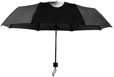 Kreative faltende Regenschirm Mittelfinger gedruckter Regenschirm Leichter Reisen Regen Regenschirm Für Männer Frauen Lustiges Geschenk, Automatische Regenschirm