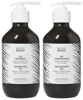 BONDIBOOST HG Duo Shampoo + Conditioner Bundle [je 10,14 fl oz] – Verbessert das Aussehen bei dünner werdendem Haar – Volumenspendend + feuchtigkeitsspendend + pflegend – Sulfat-/Parabenfrei