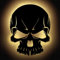 Namofactur Led Totenkopf Skull Wand Deko Dekoration I DIY Bastelset Geschenke Lampe I Batteriebetrieb