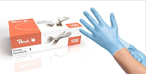Peach – Nitril Einweghandschuhe puderfrei, latexfrei – 100 St – Größe M – PA132-M