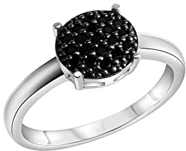 Celesta Silber Damen Ring 925/- Sterling Silber Glänzend Zirkonia Silbergrau 358270897
