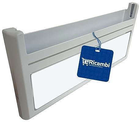 eRicambi® Frontale Sportello Cassetto Congelatore Superiore per Frigorifero Congelatore, Compatibile con Ariston Indesit Hotpoint, Dimensioni: 429x197x30 (mm) per Modelli: FF187 FF200 FF4200