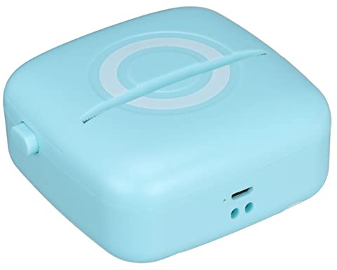 Annadue Mini Imprimante Portable C13, sur Papier Thermique 57x30 Mm, sans à L'encre, Imprimante sans Fil 200 DPI, Livrée avec Un Cutter, pour Amis Family Office (Bleu)