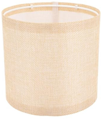 Housoutil Abat-Jour En Lin, Couvercle De Lumière Cylindrique Pour Lampe De Table, Murale, Lampe De Chevet Et Lampadaire