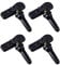 Reifendrucksensor, 4 Stück TPMS Reifendrucksensor Reifendruckkontrollsystem Gummiventil Kompatibel mit Mercedes,TPM Sensor A4479050500