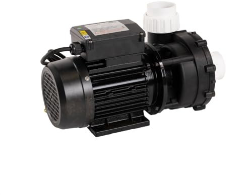 LIVIN LP200 - Pompa per piscina a getto idromassaggio, 1,5 kW/2 HP & pool pompa filtro 535 l/min, pompa a circolazione dell'acqua con 230 V/50 Hz e nessun rumore