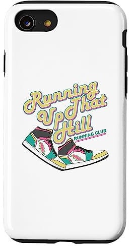 iPhone SE (2020) / 7 / 8 Running Up That Hill Retro Running Marathon Track Cross Case