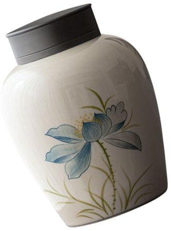 PAMINGONO Lata De Té De Suelto Multifunción Casa Tarro De Tapa Sellada Para Uso Cocina Suelto De Porcelana