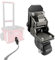 Ruedas delanteras de estructura de acero, juego de ruedas giratorias Packout apto para caja de herramientas Milwaukee Packout – Accesorios para caja de herramientas Packout, facilita el transporte