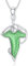 CHENGHONG Green Leaf Necklace 925 Sterling Silver Hobbit Green Leaf Pendant Hobbit Jewellery Gifts for Women Girls
